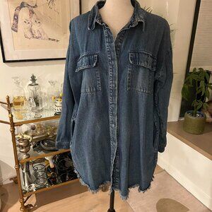 Women's Blue and Navy Jacket